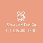 slow and fun co logo slogan be a slow and fun bee