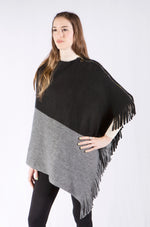 Zipper Poncho Scarf