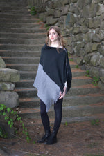 Zipper Poncho Scarf