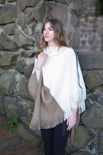 Zipper Poncho Scarf