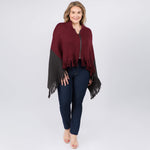 Zipper Poncho Scarf