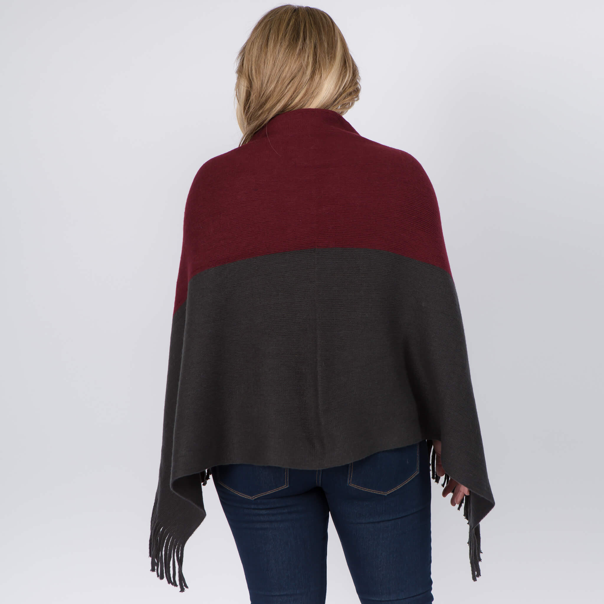 Zipper Poncho Scarf
