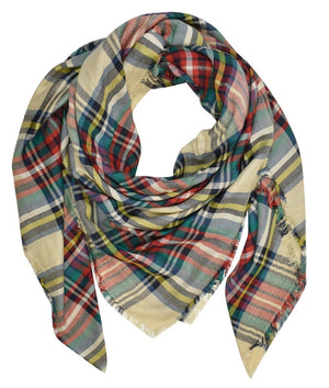 soft silky best selling trend plaid scarf